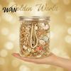 Holiday Jewelry Surprise Mystery Jar for Women, Vintage Set, Random Selection Mixed Box with Necklaces, Earrings, Rings, Bracelets, Gift Her Unique