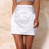Women High Waist Silky Skirt Sexy Nightclub Skirt Feminine Sense Hip Skirt