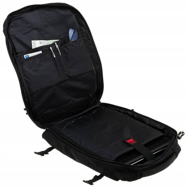 Backpack-travel Bag with Suitcase Holder — David Jones