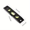 1 buc 15 cm Nivel cu bule 3 Nivel cu bule Torpedo Instrument magnetic de măsurare a nivelului