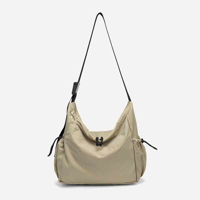 IELGY Fashion Korean Version Student All-Match Casual Nylon Tote Bag Large Capacity Shoulder Messenger Bag
