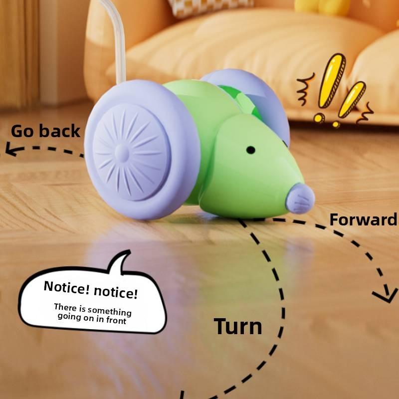 Smart Cat Toy Electric Mouse Runner With Interactive Features For Indoor Play And Gift Giving