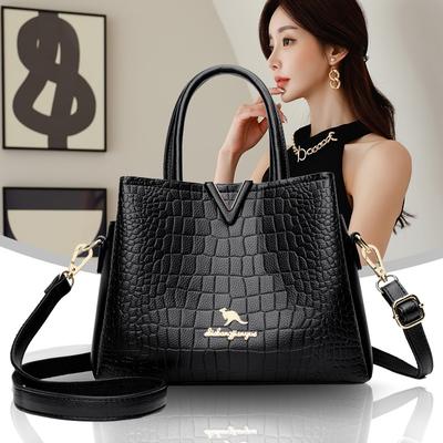 Ladies' Bags, New Style, Elegant Handbags, Simple Texture, Atmospheric Shoulder Bags, Women's Crossbody Bags, Fashionable Women's Bags