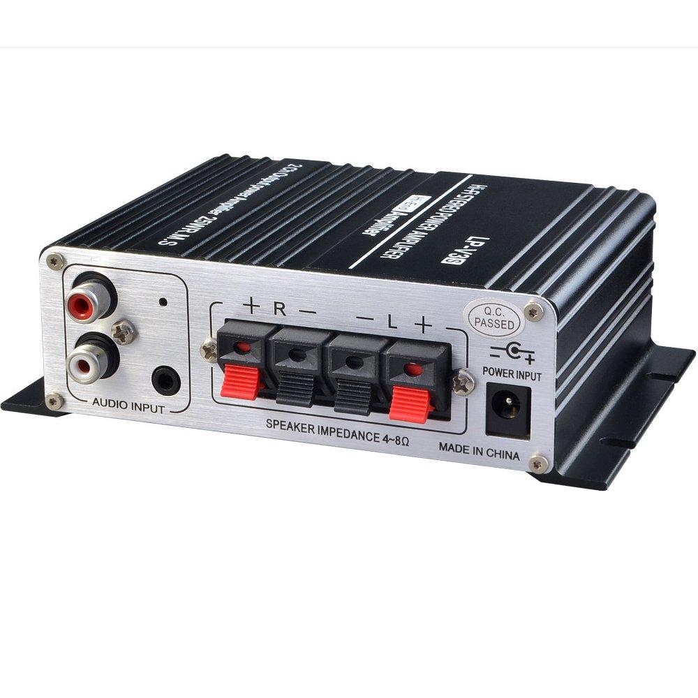 PolarLander Digital Hifi Stereo Power Speaker Amplifier Music Receiver Audio Music Speaker for Mobile Phone Computer LP-V3 3.5mm