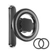 Magnetic Base Phone Mount Bracket Universal for Most Mobile Phone Rotating Aluminum Stand Holder for GYM Metal Surfaces
