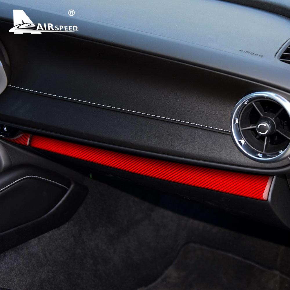 Echte weiche Kohlefaser für Chevrolet Camaro 2016 2017 2018 2019 2020 2025 2025 2025 Zubehör Innenraum Mittelkonsolen-Aufkleber