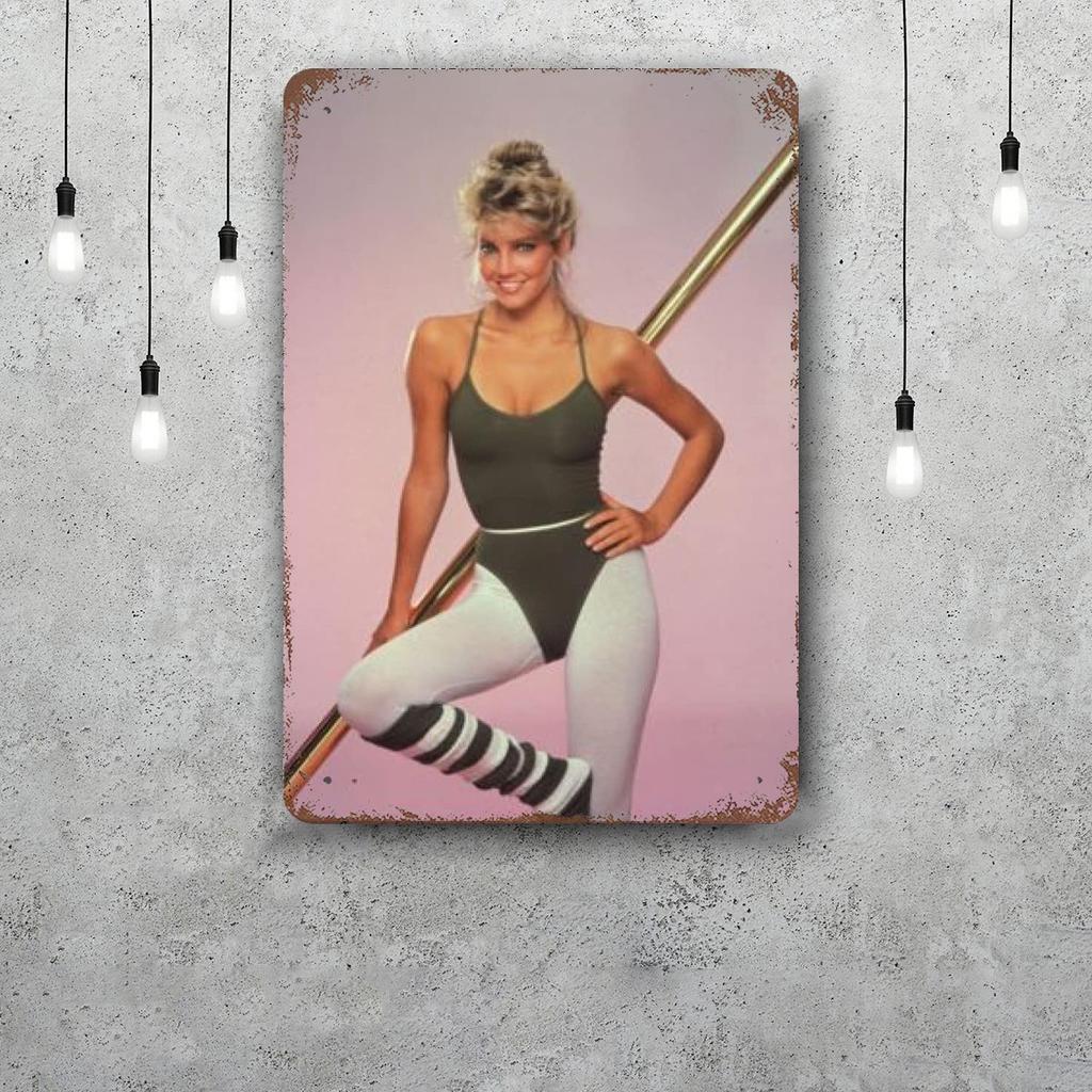 Heather Locklear Vintage Tin Sign Home Decor Wall Decor Art Wall Mural Room Decoration Decor Retro Metal Sign Plate Bar Posters