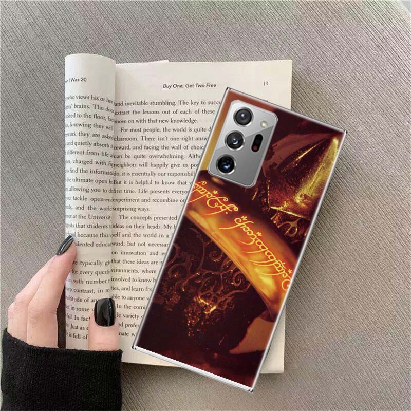 The L-Lord of the R-Rings Phone Case For Samsung Galaxy S25 Edge S24 S23 FE S22 S26 Ultra S21 S20 S10 Plus Capa Soft