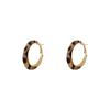 Feminine Leopard Print Hoop Earrings Jewelry Gothic Ear Accessories