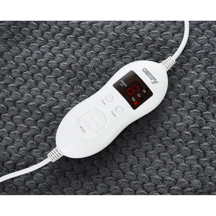 Chauffe-lit Électrique - Camry - CR 7416 - 150x100cm - 5 Niveaux de Température - Minuteur 60W