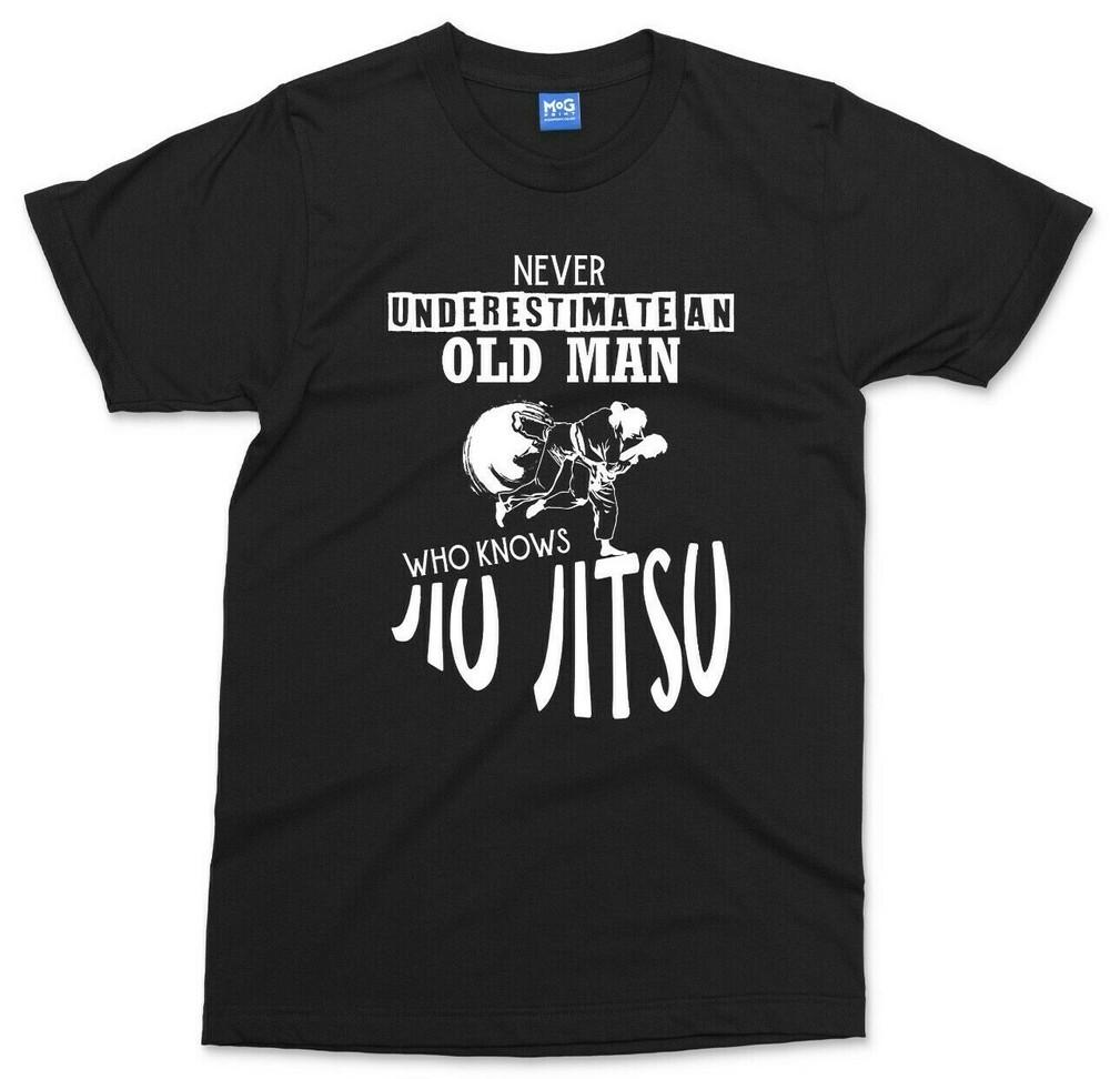 

Men s Jiu Jitsu T-shirt Funny Master Sensei Gift Ju Jutsu MMA Martial Arts Tee 4XL