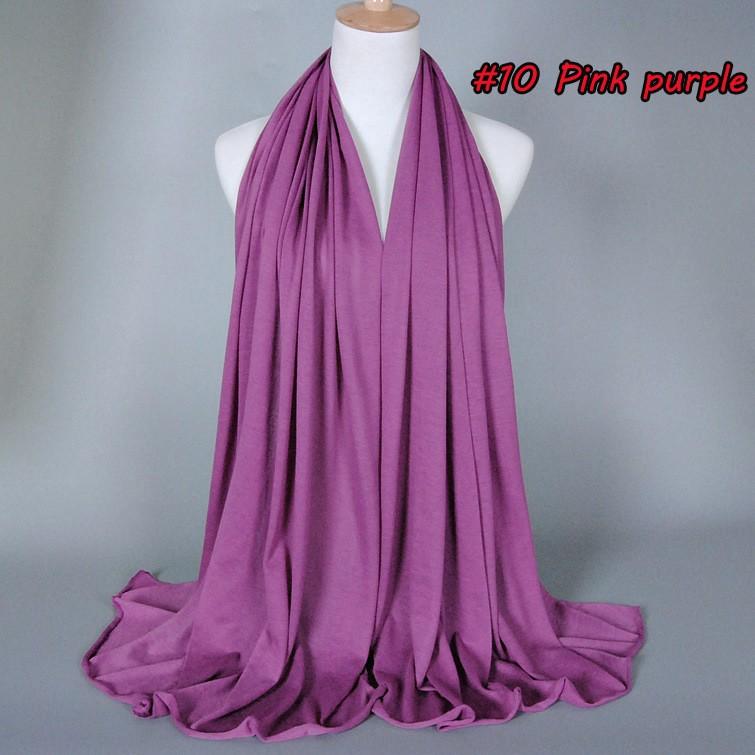 35 Colors Plain Cotton Jersey Instant Hijab Women Wrap Long Elastic Shawl Scarf Maxi Neck Snood Foulards Muslim Sjaal 180*80Cm