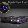 1:32 Scale Diecast Car Pagani Zonda Revolution Super Sport Car Metal Model, With Light Sound Pull Back Vehicle Toys Collection