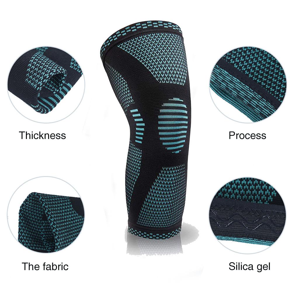 Oem Gel Elastic Sports Protector Knee Brace Patella Guard Volleyball Kneepads Leg Knee Support Sleeve