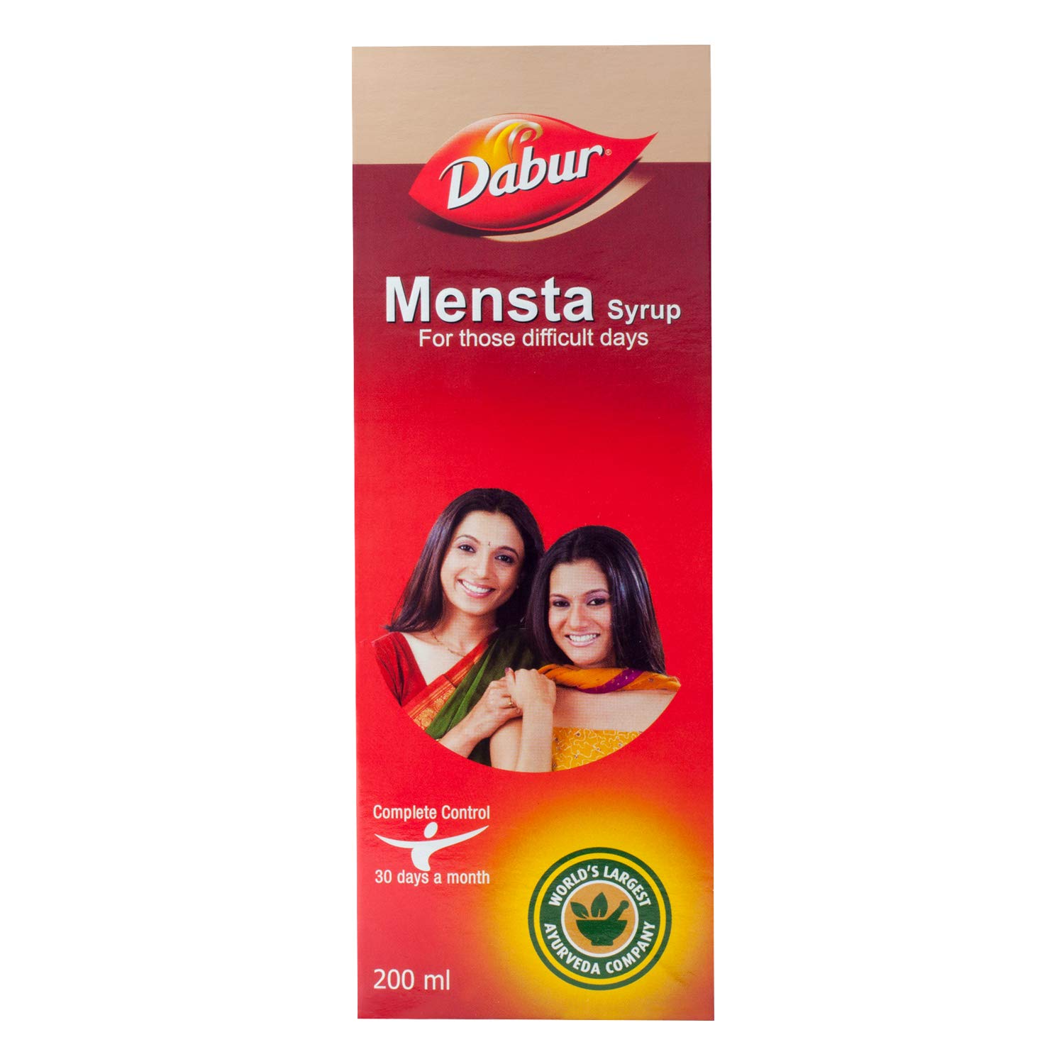 

Dabur Mensta Syrup 200ML | Ayurvedic Support For Menstrual Cycle Balance, Comfort & Natural Wellness | Herbal Women’s Health Tonic