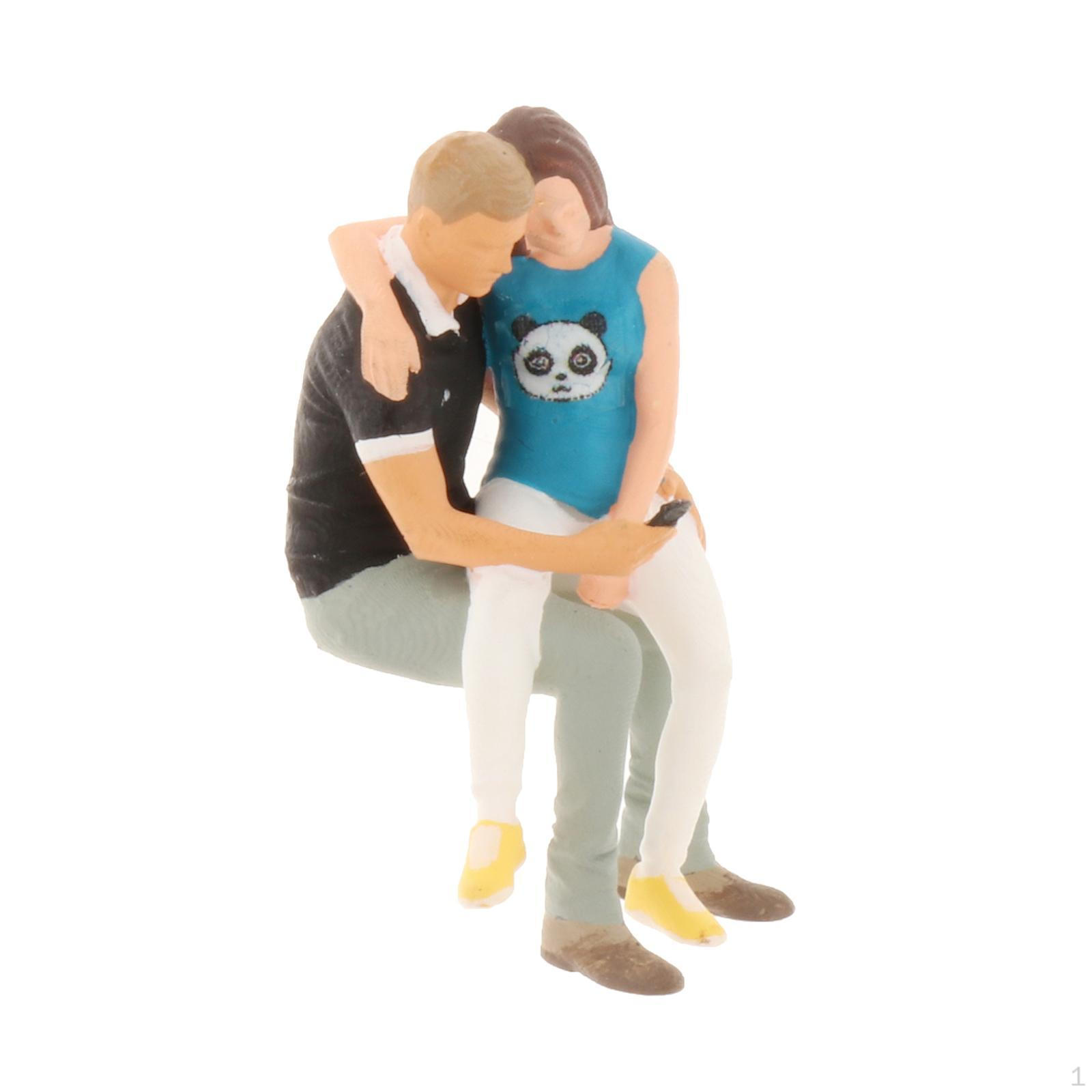 

1:64th Figures Миниатюрные фигурки Персонаж Песочный стол Декор Blue Style 3