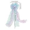 Elegant Colorful Ribbon Hair Bows Princess Bowknot Long Barrettes Alligator Clips Sweet Hair Accessories
