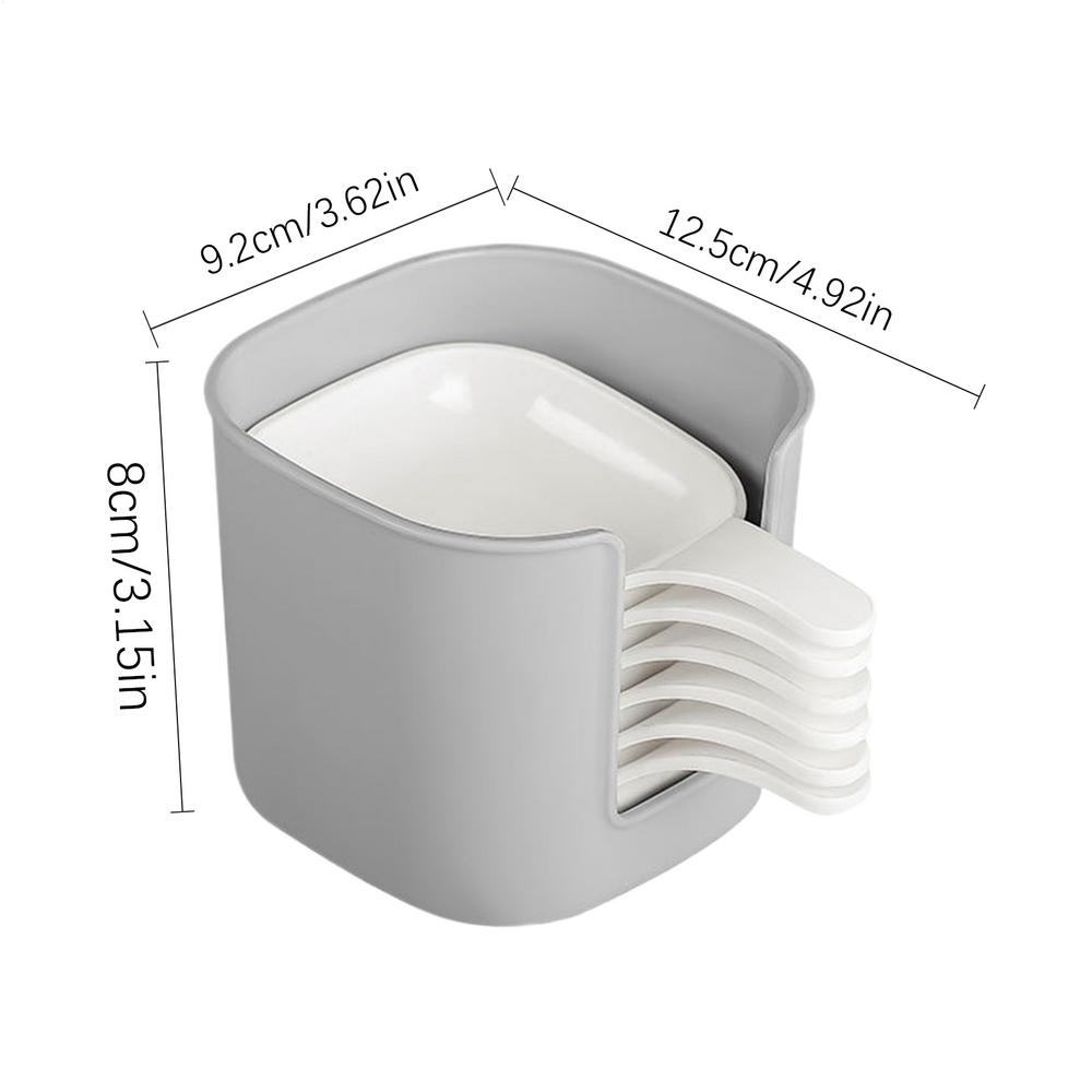 

Dipping Sauce Bowls 6 Pieces Dip Sauce Trays With Handle Dip Platter With Holder Ketchup Trays For Yogurt Dinner Family Snacks білий