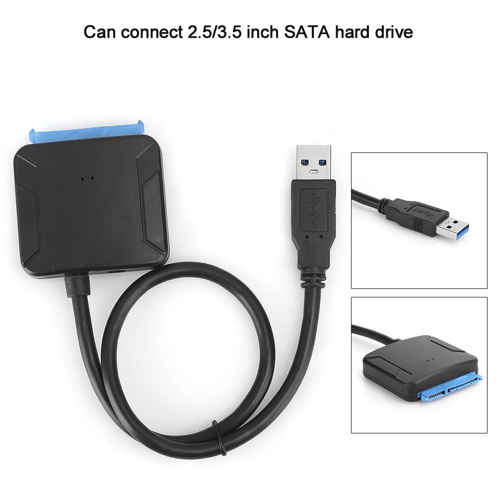 SATA to USB 3.0 Cable 2.5/3.5 inches Square HDD SSD Hard Drive Converter Line Adapter