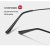HD Anti-Scratch Memory Titanium Crystal Glasses: Comfortable Unisex Reading Glasses for Middle-Aged and Elderly