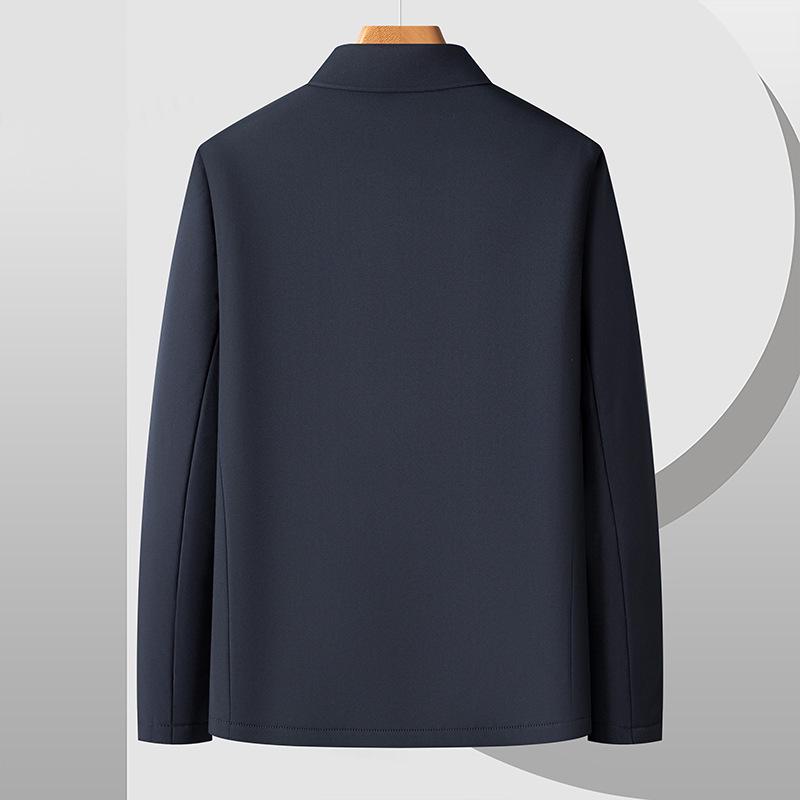 Men's Executive Wool-Blend Cotton-Padded Jacket - 2025 Autumn/Winter Business Casual Coat