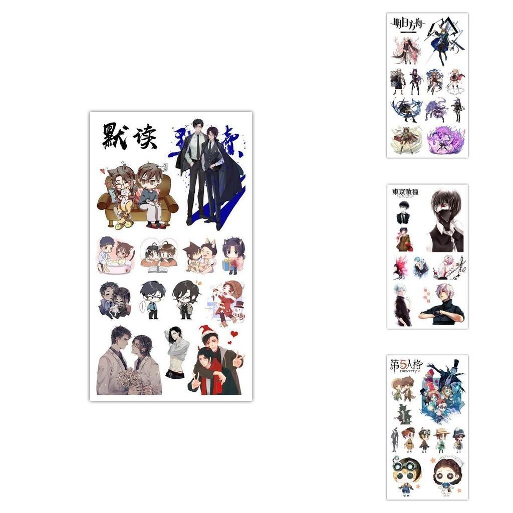 Waterproof Anime Mini Tattoo Sticker With Lovely Designs For Creative Personalization