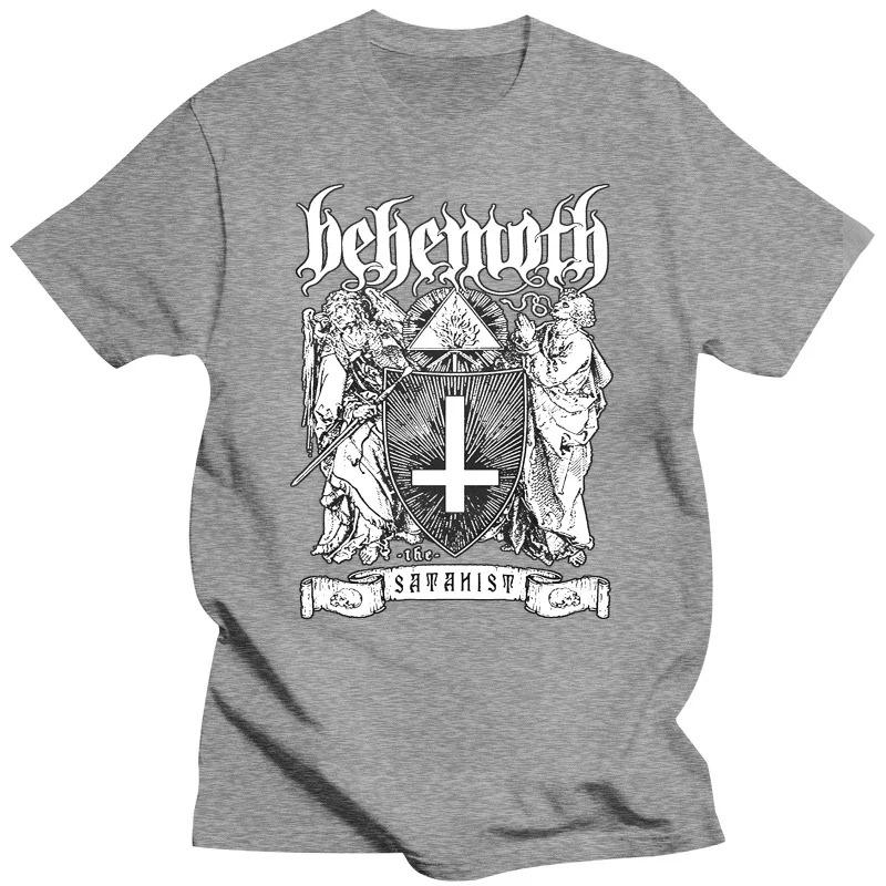 Behemoth Unisex Trička s krátkým rukávem Černá Módní Jednokrková Ležérní Streetwear Tričko pro Unisex Tričko Unisex Satanská Grafická Trička