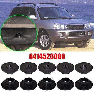10PCS Car Wheel Arch Liner Splashguard Clip Bracket Nut For Hyundai Santa Fe 2006 2007 2008 2009 2010 2011 2012 2013 - 2018