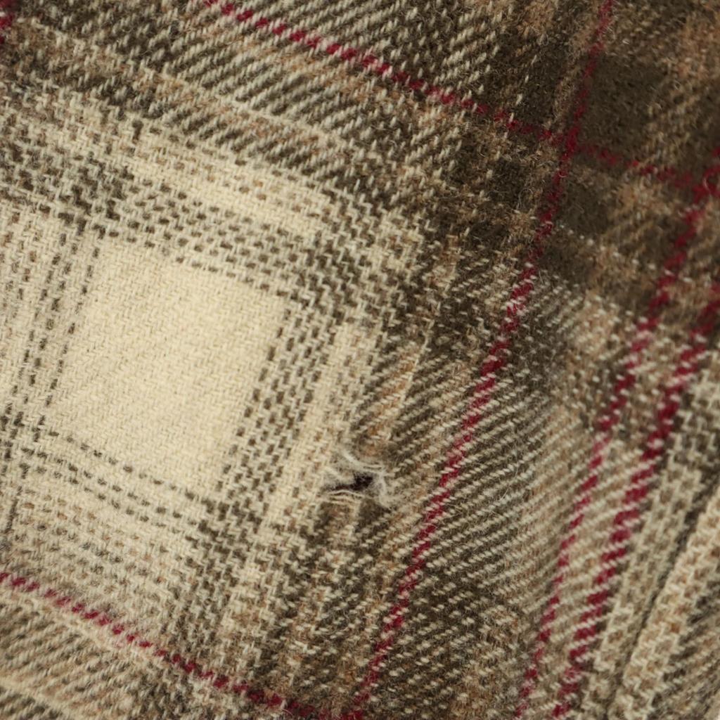 PENDLETON 70s Made In USA Wool Vintage Check Pattern Tailored Jacket 12 Women Used