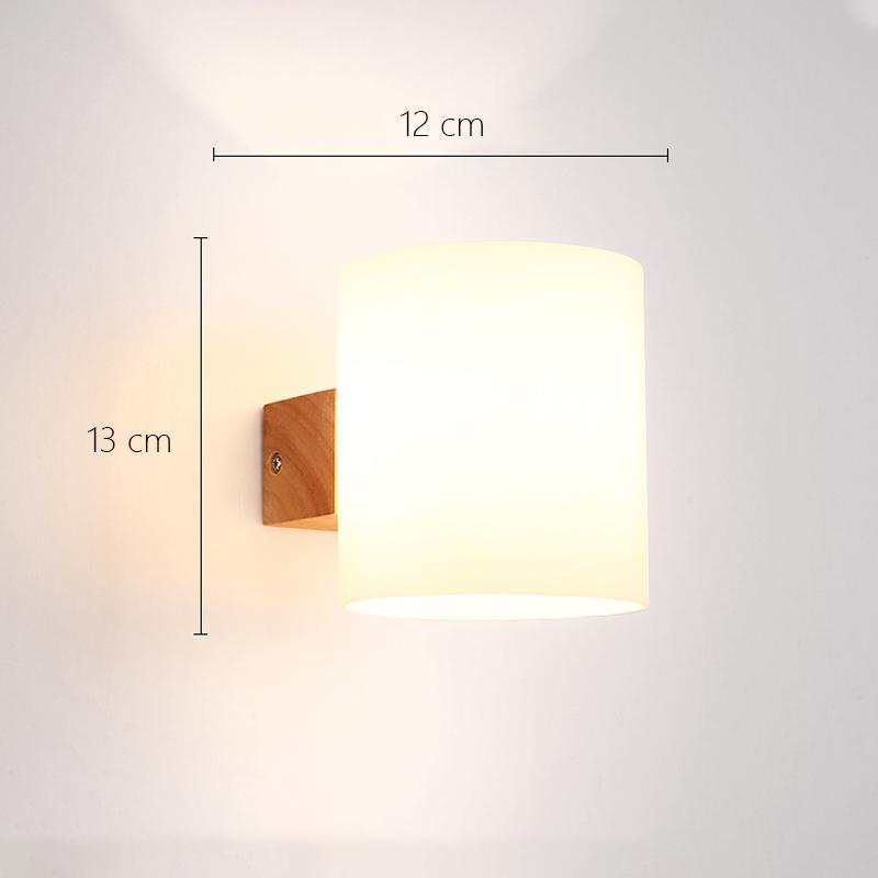 

Бра из дерева, лампа на прикроватной тумбочке, лестница, аппликация, настенные светильники в стиле скандинавского искусства в стиле ар-деко, светодиодные настенные светильники Lampada Da Parete