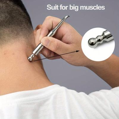 Acupuncture Pen Reflexology Tools Acupressure Pen Stainless Steel Massage Pen Reflexology Pressing Point Massager Tool For Body