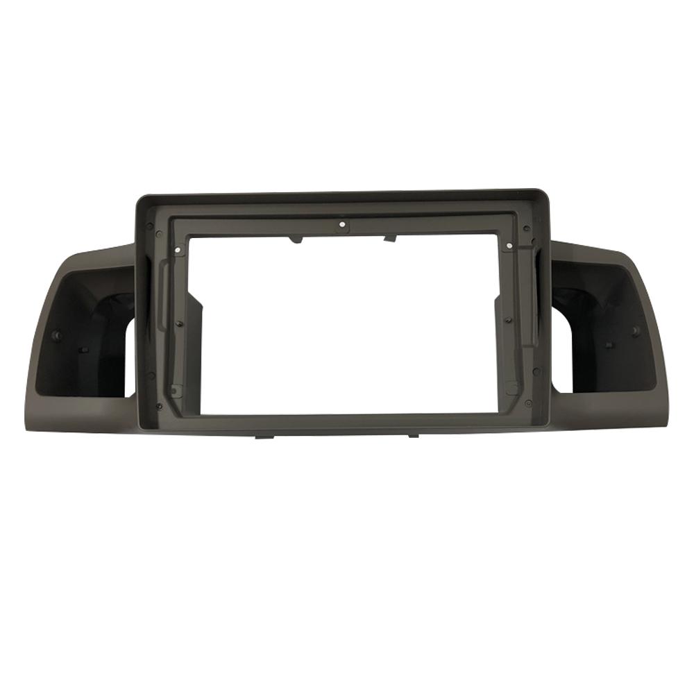 

Автомобильный радиоцентр, стерео радио, GPS, панель, рамка, замена панели для Toyota Corolla E120 Corolla EX 2007-17, комплект приборной панели коричневый