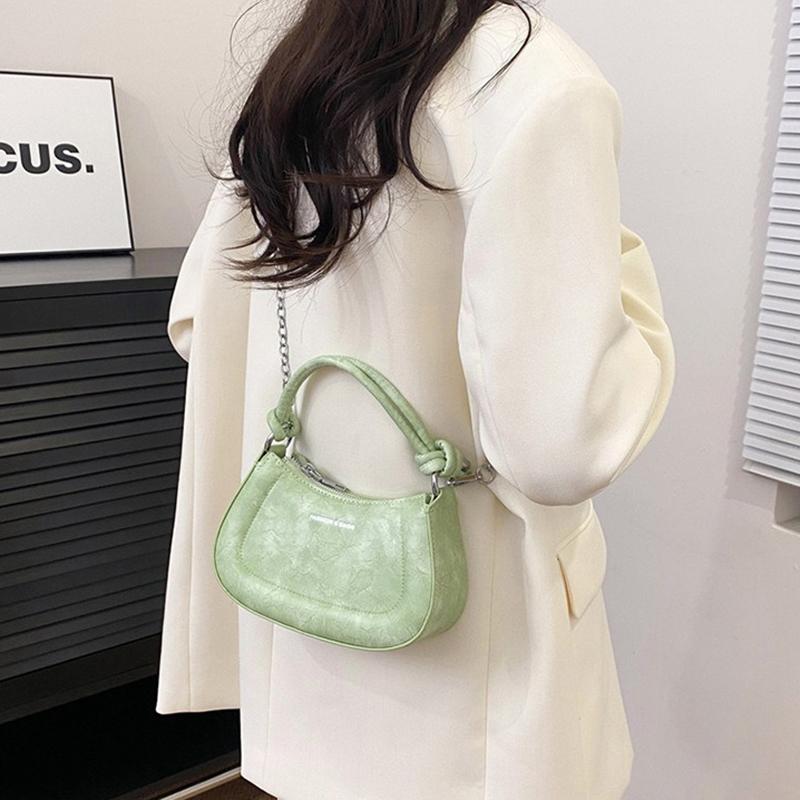 Dámská retro kabelka 2024 Spring New Fashion Řetízková taška přes rameno Gradient Crossbody