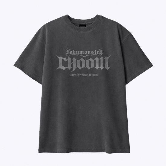 2026~27 BABYMONSTER World Tour CHOOM In SEOUL Pigment T-shirt