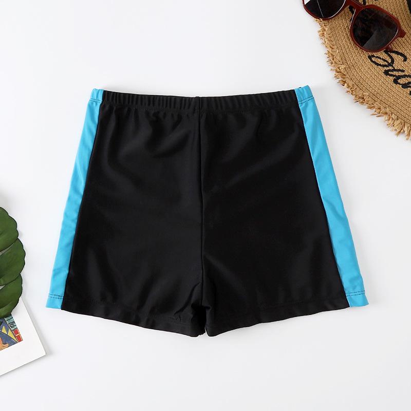 

Мужские плавки-шорты большого размера свободного кроя с квадратными штанинами для детей и подростков - Дизайн против смущения для горячих источников Weight: 100-145 lbs светло-синий