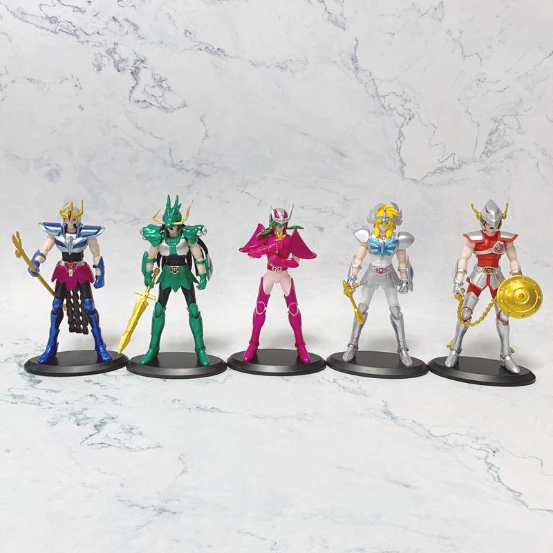 Anime Figur Phoenix Ikki Hyoga Seiya Shiryu Stehend Rüstungsmodell Spielzeug PVC Desktop Sammlung Dekoration
