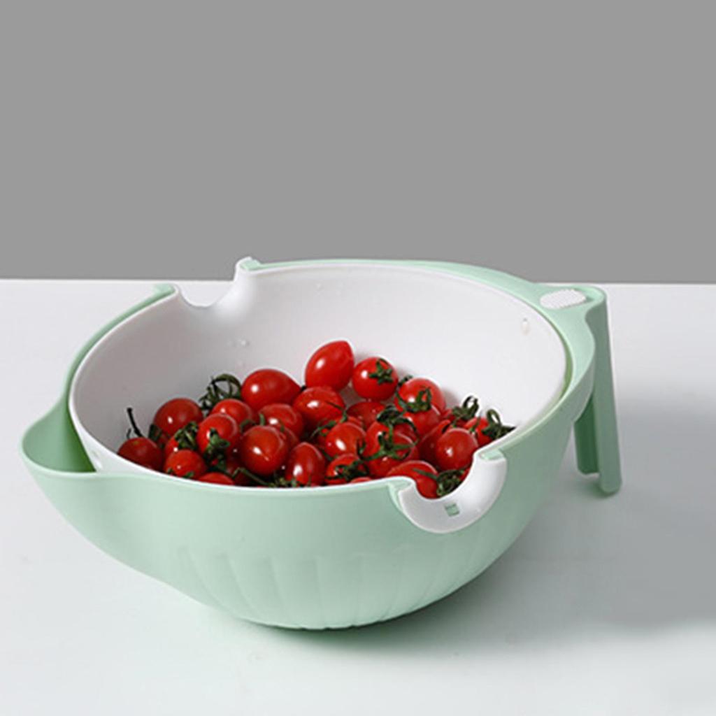 Layer Kitchen Colander Bowl for Efficient Food Straining and Cleaning