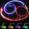 New LED Fiber Optic Whip 360° Swivel Glowing Whip RGB Pixel Light Up Flow Lace Disco Dance Festival Night Party Atmosphere Props