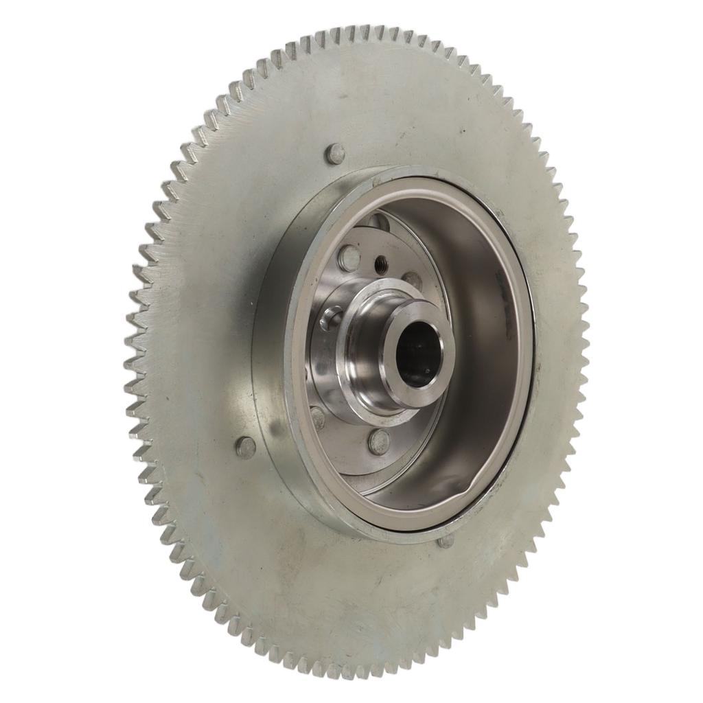 Electrical Start Flywheel Strong Strength Precise Aluminum Alloy Safe Fit for Outboard Motor