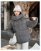 Large size winter clothing new short hooded thickened cotton clothing loose bread clothing women's jacket jacket