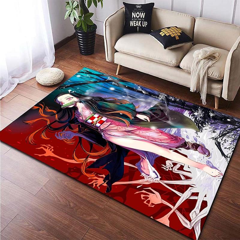 Hot Anime Sexy Girl Beauty Bedruckter Teppich für Wohnzimmer Rutschfester Teppich Schlafzimmer Moderne Heimdekoration Boden Yoga-Matte