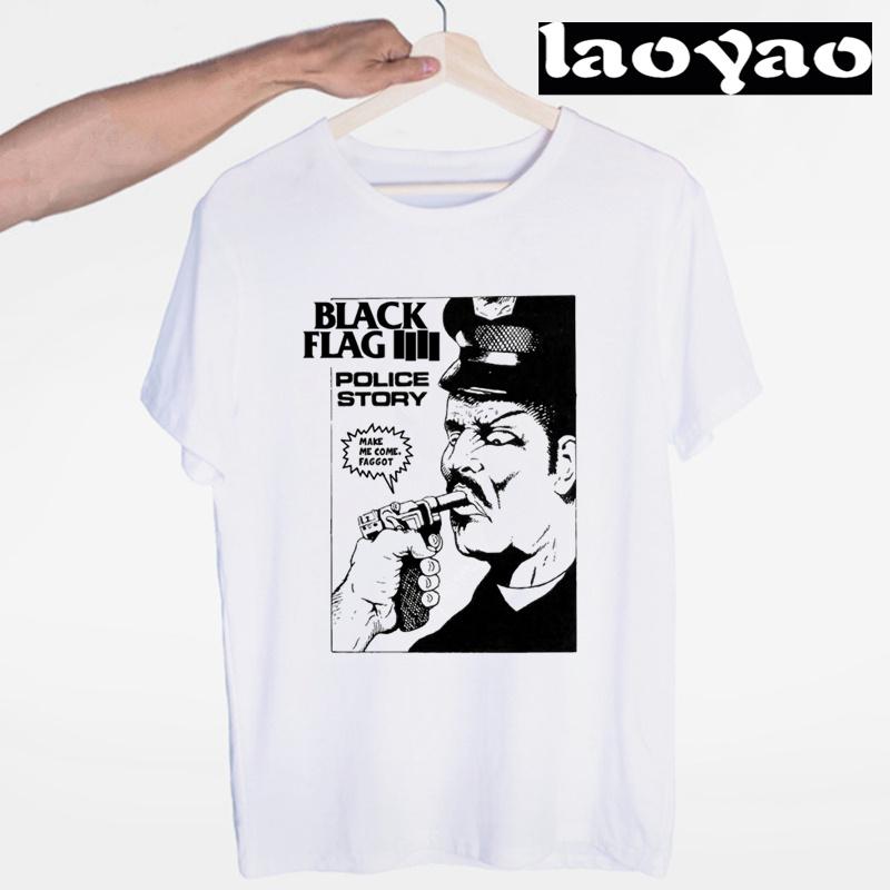 

Black Flag Tshirt Punk Rock Band Henry Rollins Large Bars Graphic Tshirts Women Men Harajuku Streetwear Summer Oversized Tee XL