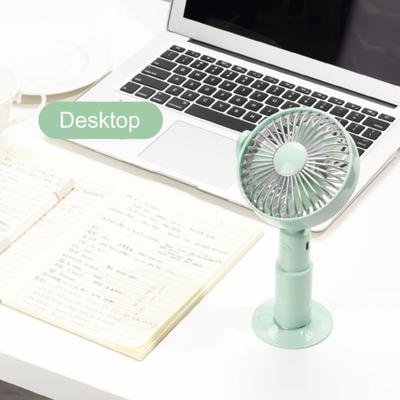 Mini Portable Fan 3 Speed Personal Handheld Fan Lightweight USB Rechargeable Desktop Fan for Travel Outdoor Summer Gift