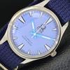 VINTAGE TITUS HAND-WINDING SWISS MENS REFURBISHED SKY BLUE DIAL WATCH A500059-2 R151a-a500059