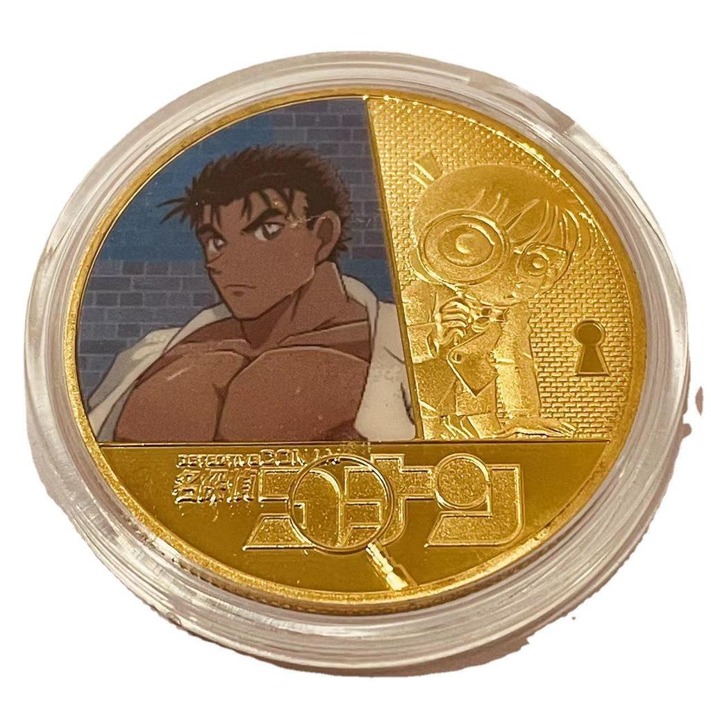 Detective Conan Commemorative Coins: Amuro Tooru & Gin Die-Cast Metal Collection