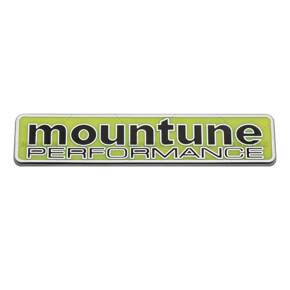 1Pc Metal Car Whole Body Side Rear Trunk Emblem Sticker for Mountune Logo Fiesta Focus Mondeo Ranger Mustang Ecosport Transit