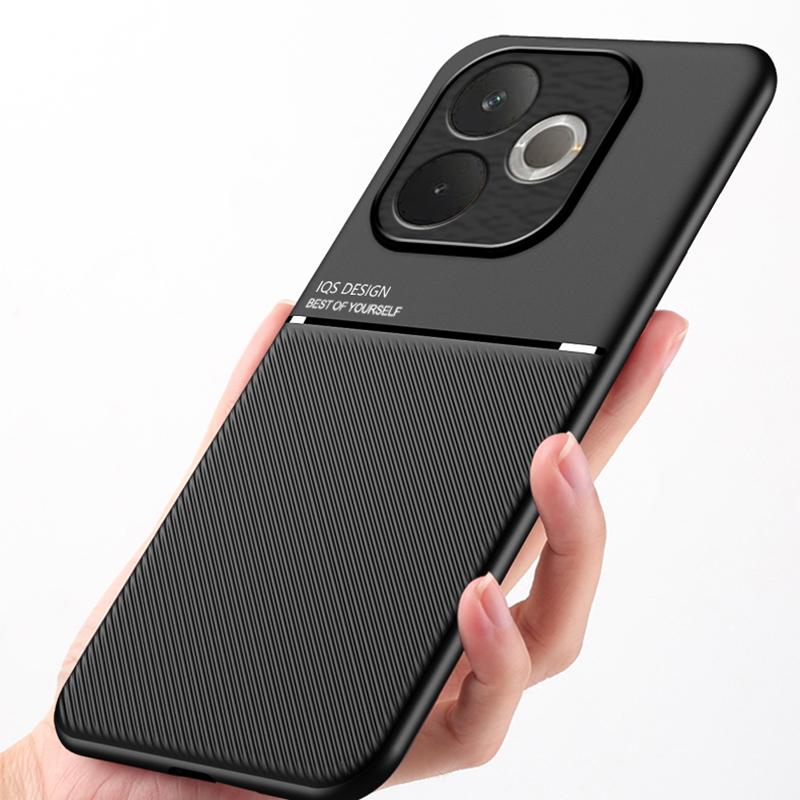 For OPPO A5 Pro Textured Magnetic Four-corner Full Coverage Shockproof and Drop-resistant Phone Case