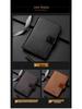 Retro Multifunctional Passport Holder with Zipper - Multi-Card Slots for ID, Credit Cards, and Boarding Passes