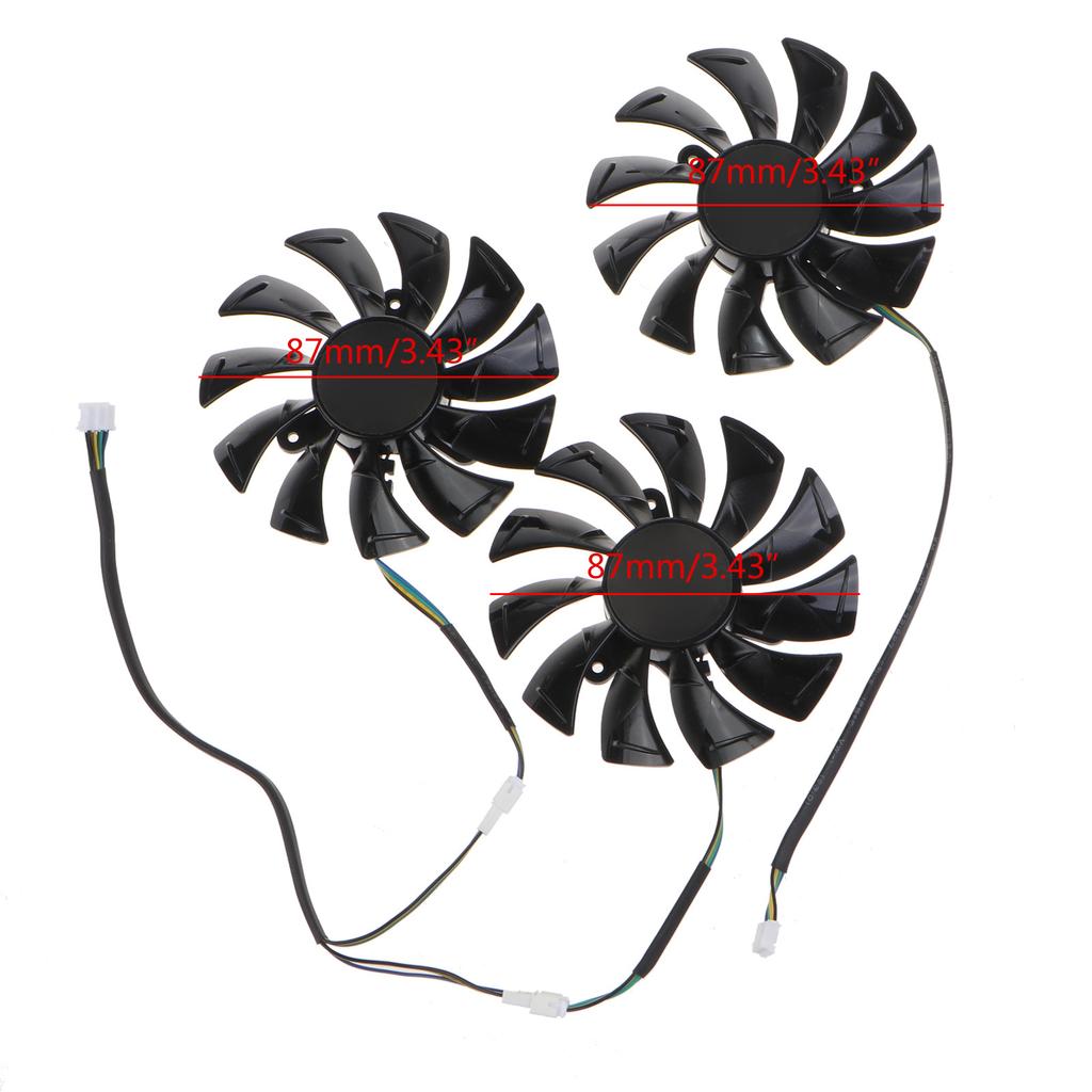 87mm 4Pin Cooling Fan GA92S2U 0.46A 12V GPU Fan For ZOTAC RTX3090 3080 3070 3060ti X-GAMING OC Graphics Fan Replacement