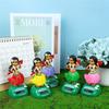 Solar Hawaiian Dance Figure Car Dashboard Toy Lovely with Solar Panel Shaking Head Doll Dancing Figure Toy for Bedroom